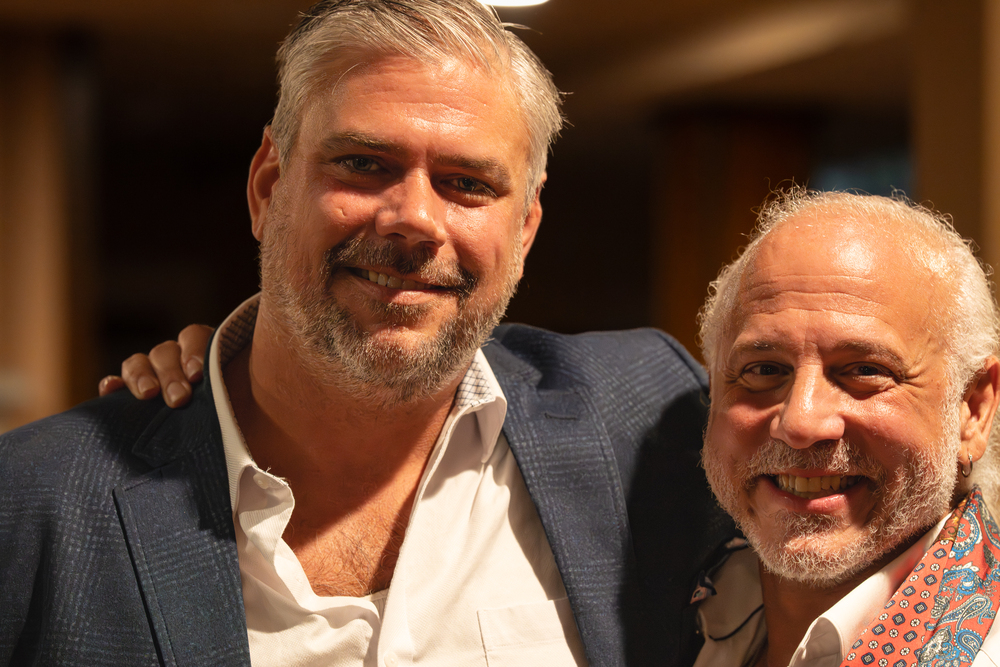 Anthony Mauriello with a guest at the event